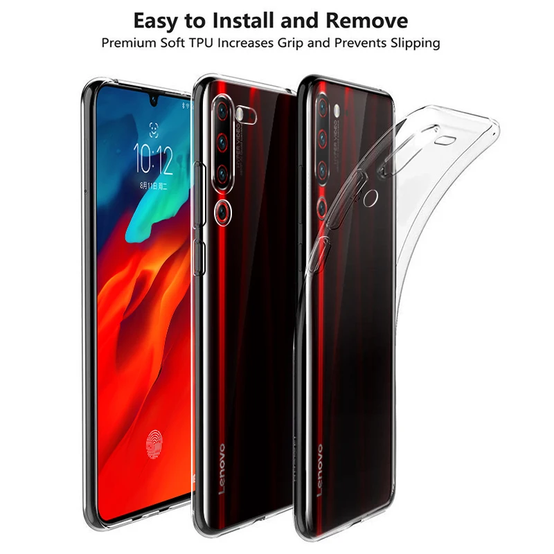 Мягкий прозрачный чехол из ТПУ Для lenovo Z6 Pro Lite, Молодежные прозрачные силиконовые чехлы на заднюю панель телефона 360, защитные Z6Pro Z6Lite Z6Youth