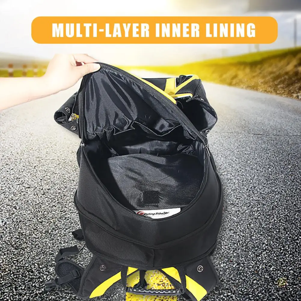 Motorcycle Helmet Backpack Motorcycle Helmet Holder Waterproof