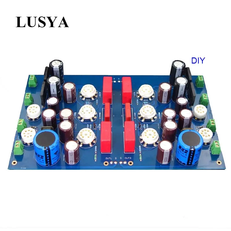 Луся DIY наборы 12AX7 трубка усилитель мощности плата JP200 Hi Fi Предварительный