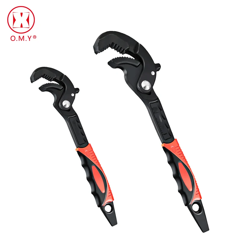 

OMY 2Pcs Portable Multifunction Adjustable Wrench Universal Key Wrench Set Keys HandTools Universal Wrench for autoSpanner Set
