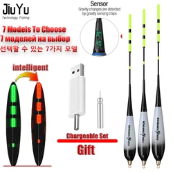 Fishing Smart Electronic LED Float 3+2g 4+2g 5+2g Set Buoy Bobber Light Stick Floats Fluctuate Mix Size Color Accessories 2022