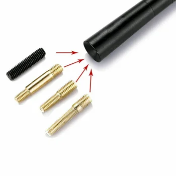 

4.7inch Car Antenna Black Exterior Replacement Parts Universal Aerial Carbon Fiber Radio