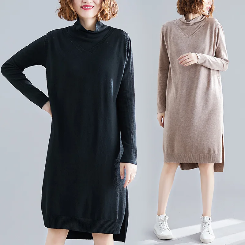 

Photo Shoot Fashion Set Early Autumn New Style Casual Western Style Nursing Autumn And Winter Core-Spun Yarn Sweater Two-Piece S