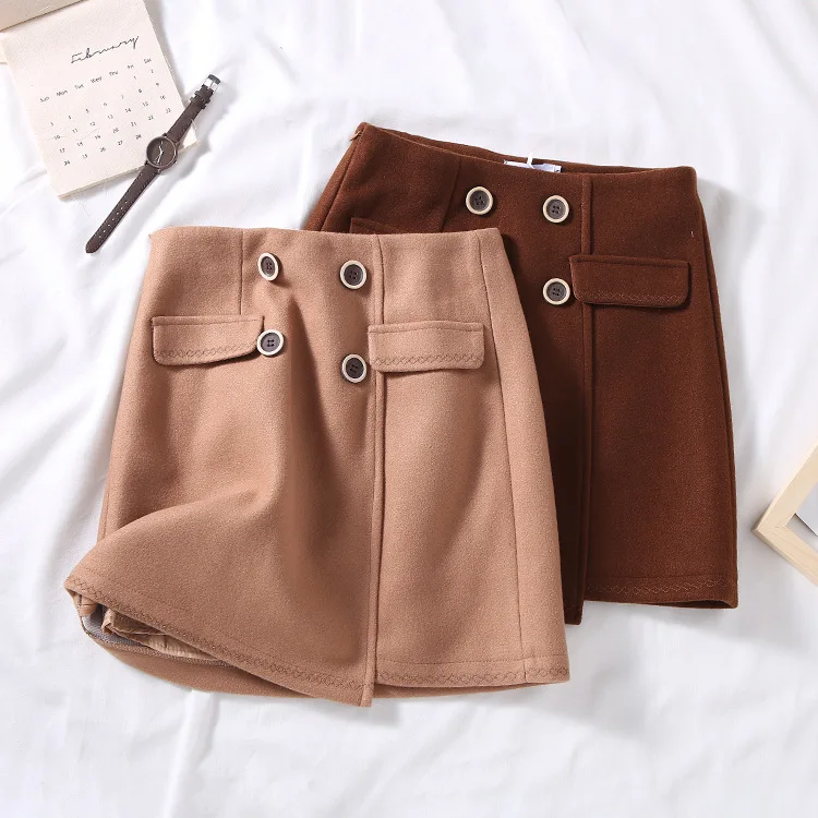 

Special Offer WOMEN'S Dress Processing Korean-style Skirt Slimming Drape Retro England