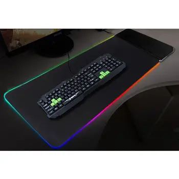 

Wilress Fast Charging 5V/2A Mouse Mat with LED Light Indicator Extended Large Professional RGB Gaming Keyboard Mat