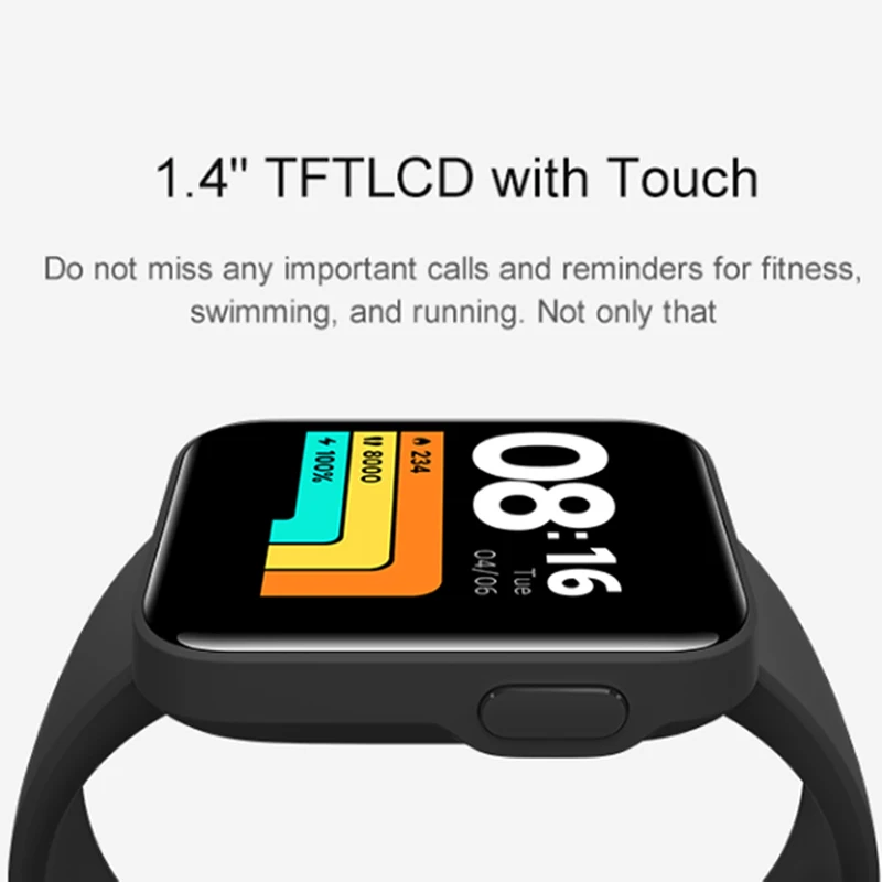 Mi Watch Lite глобальная версия GPS фитнес-трекер монитор сердечного ритма спортивный браслет 1,4 дюйма Bluetooth 5,0 умные часы-4