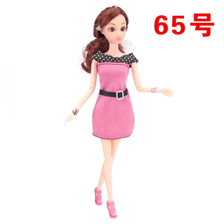 Doll Clothes 30cm Doll Handmade Fashion Short Skirt Outfit Daily Casual Wear Bjd Doll Clothes Doll Accessories Toys for Girls - Цвет: Only clothes No. 65