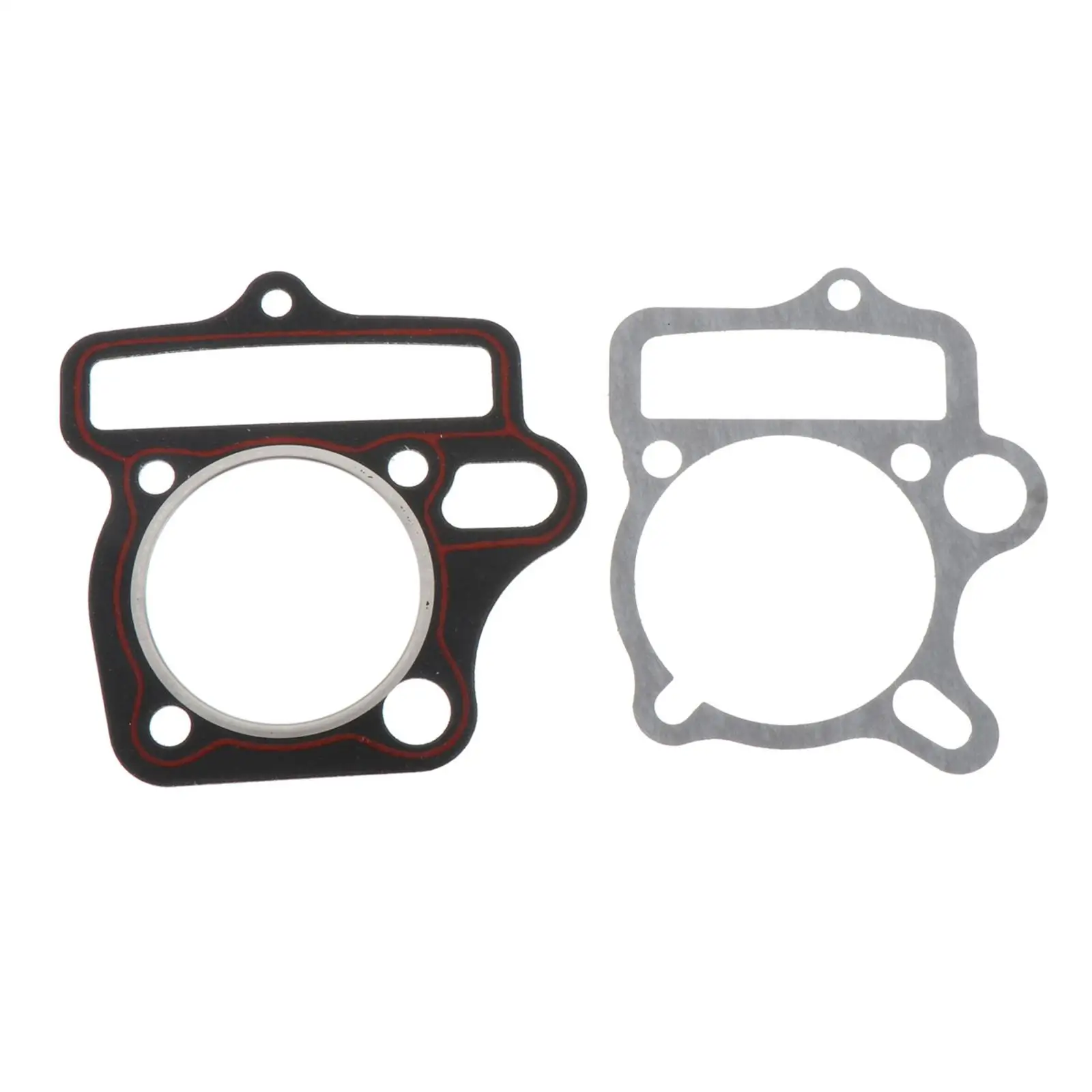 Cylinder Head Gasket Set 59mm Black Gasket + 54.5mm Silver Gasket Motorcycle Engine Supply for 125cc Engine Scooter Parts