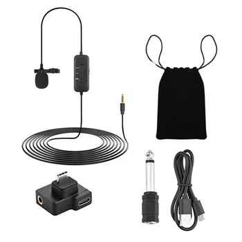 

3.5mm o Video Record Lapel Microphone for Phone Android Mic for OSMO ACTION Camera Camcorder Recorder
