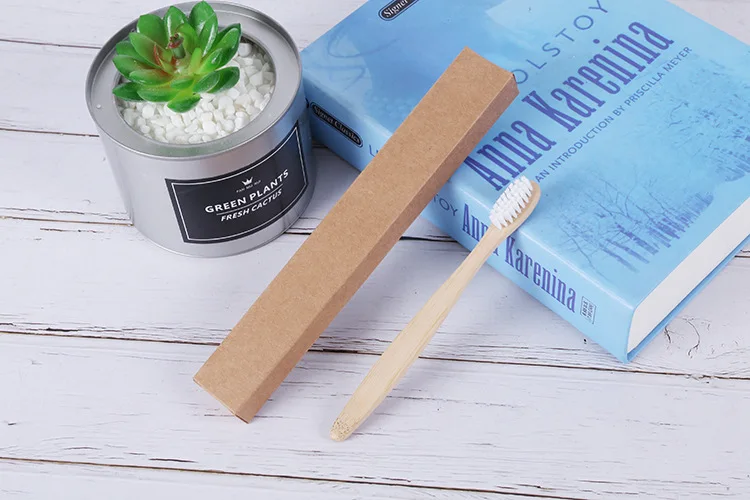 Manufacturers Direct Selling Foreign Trade CHILDREN'S Toothbrush Children Wood Soft Bristle Toothbrush Doll Head Tablet Bamboo T