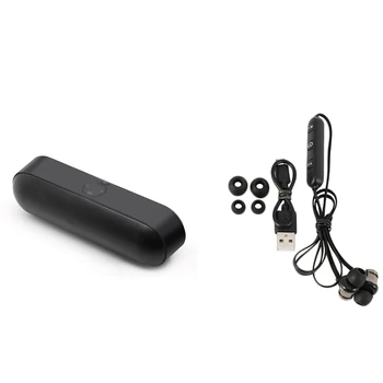 

Xt11 4.2 Earphone Sport Running Wireless Bluetooth Headset with S812 Capsule Subwoofer Wireless Bluetooth Speaker