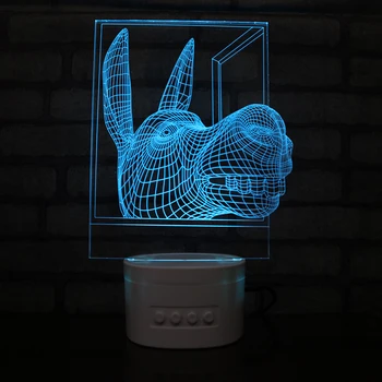 

3D Light Buletooth Speaker Led Night Light for Children Usb Lamp Battery Powered Night Light In Bedroom Customize Dropshipping