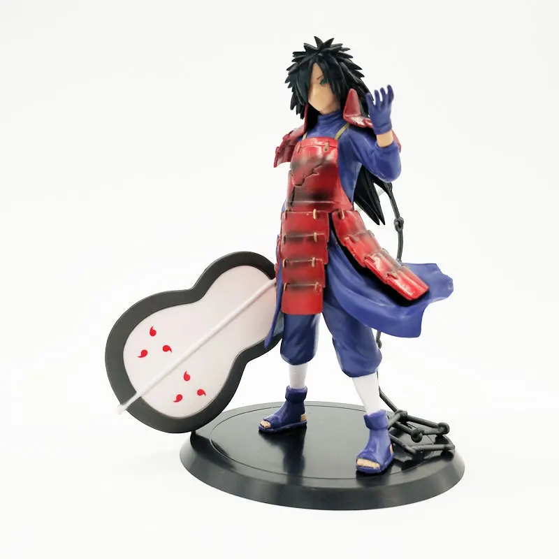 

Anime Cartoon 18CM Naruto Uchiha Madara PVC Action Figure Collectible Model Toy Gift Doll