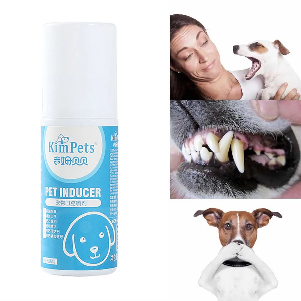 Освежитель для чистки зубов, собак, кошек, стоматологический спрей, очиститель для чистки полости рта