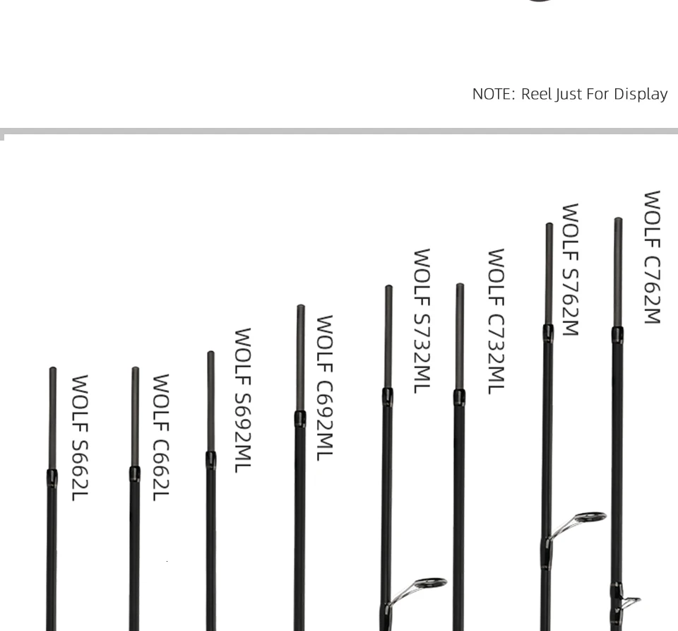TSURINOYA для рыбалки стержень волк 1,98 м 2,09 м 2,2 м 2,28 средний Светильник BaitCasting спиннинг FUJI руководство бас заброса углерода приманка стержень