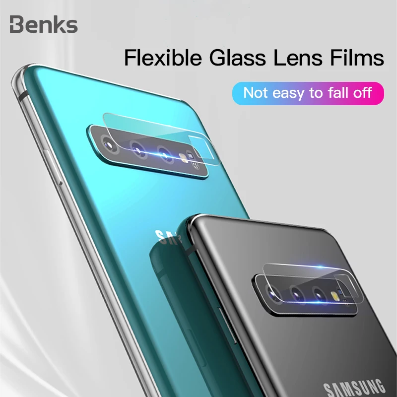 

Benks 4PCS Camera Len Screen Protector For Samsung Galaxy S10 Plus Ultra-thin Soft 0.15mm Tempered Glass Len Protective Film