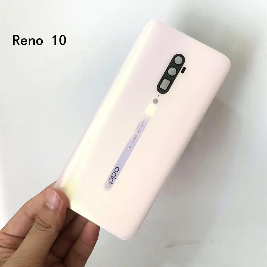 Для OPPO Reno/Reno 10X zoom/Reno Z задняя крышка корпуса Стекло батарейный отсек с логотипом Замена