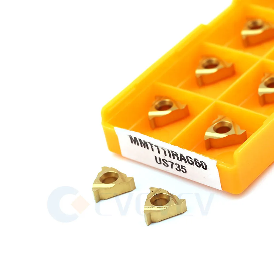 10 шт. твердосплавные пластины MMT 11ER AG60 11IR US735 UE6020 VP15TF|Токарный инструмент| |