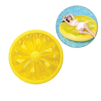 

Inflatable Pool Float Water Lounge Lemon Float Row Summer Beach Water Party Toy for Adult Kids