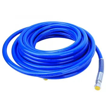 

15m 3/8in Paint Spray Hose Airless Sprayer Gun Flexible Fiber Tube For Paint Spraying Liquid Blasting