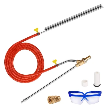 

Pressure Washer Sandblasting Attachment, 1/4 Inch Quick Connect 5000 PSI, Including M22 Coupler Adapter