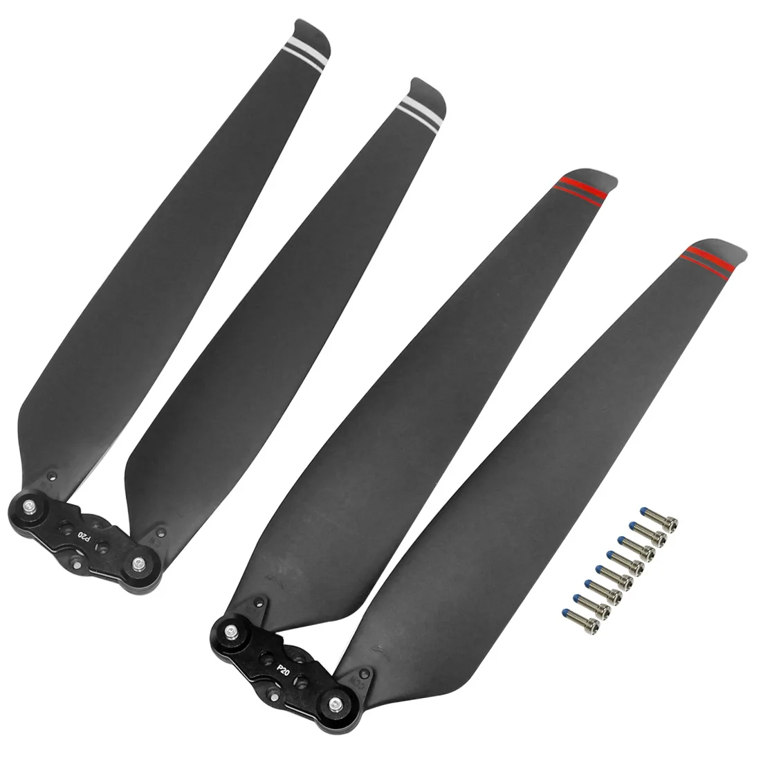 

32 Inch CW CCW Propeller Folded Nylon Carbon Fiber Mix 3211 Props for XAG P20 Agricultural Plant Drone with Paddle Clamp 4pcs