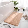 Tapis de bain antidérapants Super absorbant douche salle de bain tapis doux toilette sol Faux lapin cheveux tapis pour décor à la maison 40x60cm 4 taille ► Photo 1/6