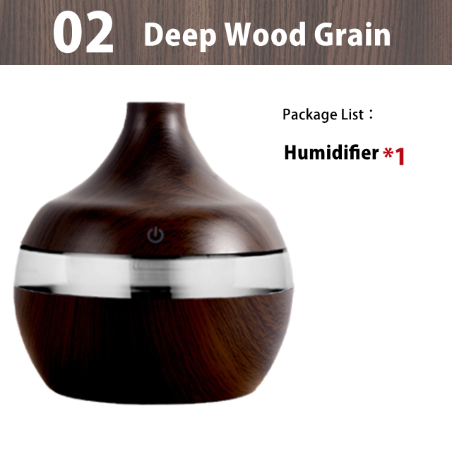 Air Humidifier Essential Oil Diffuser Aroma Ultrasonic Wood Grain USB LED Mini Mist Maker Home Smell for Xiaomi