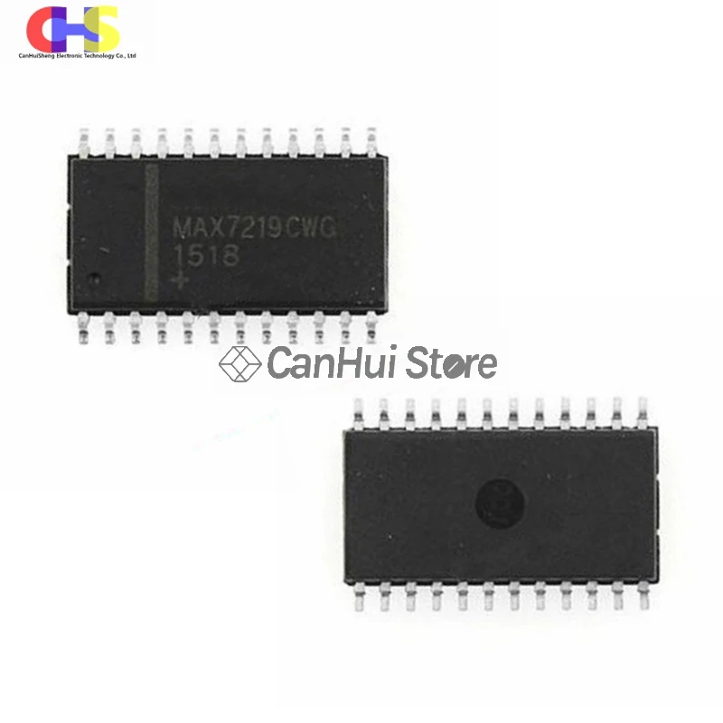 10 шт. MAX7219 MAX7219CWG MAX7219EWG лапками углублением SOP-24 светодиодный дисплей драйвер новый
