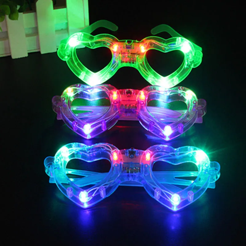 Led Neon Glow Glasses Glowing Toys Flash Butterfly Party KTV Bar Birthday Kid Toys led Party Sunglasses Glow In The Dark Toy (21)