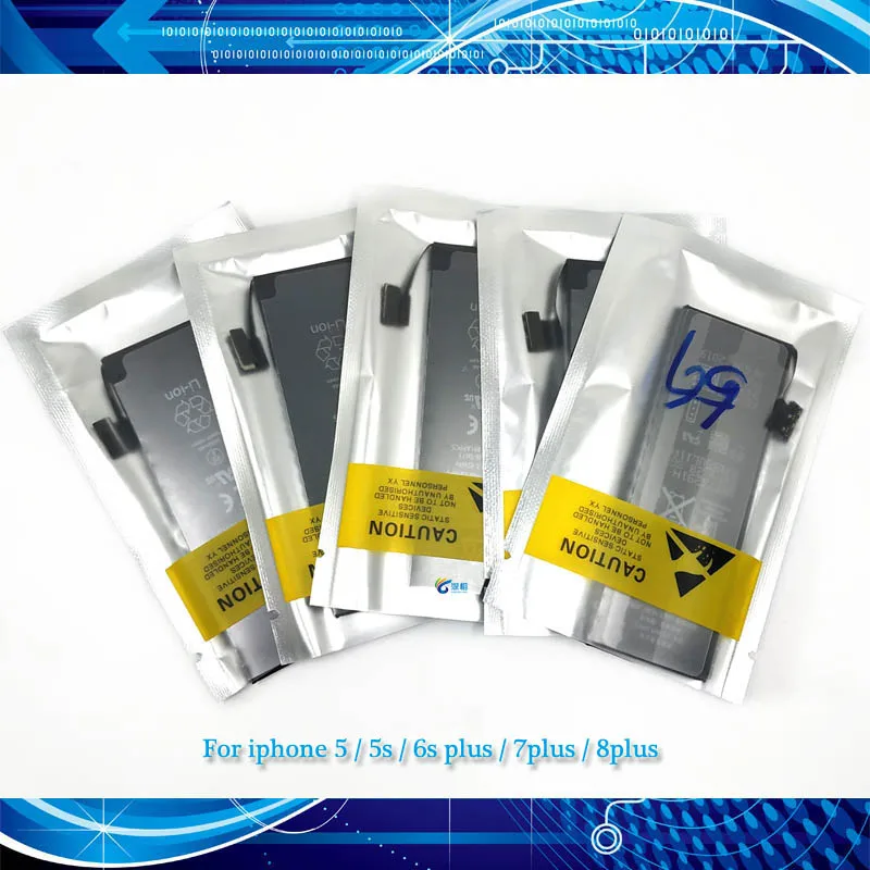 

Original Mobile Phone Battery For iPhone 5s 6s Plus 7plus 8plus Battery Real Capacity With Repair Tools Kit And Battery Sticker