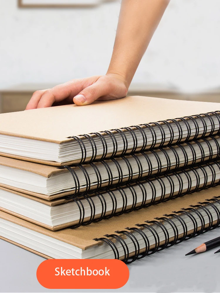 Bloc de bocetos de 8k / 16k para estudiantes, libro de dibujo de Arte de papel, imagen en blanco
