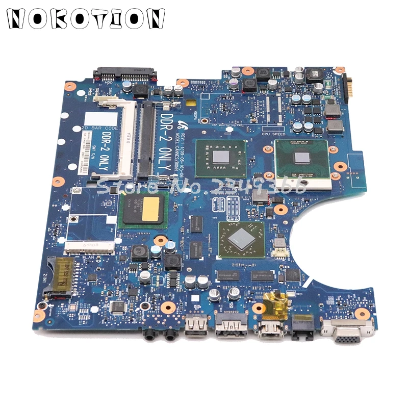 NOKOTION BA92-05741A BA41-01060A для samsung R520 R522 R518 материнская плата для ноутбука PM45 DDR2 Бесплатный процессор HD4650 видеокарта