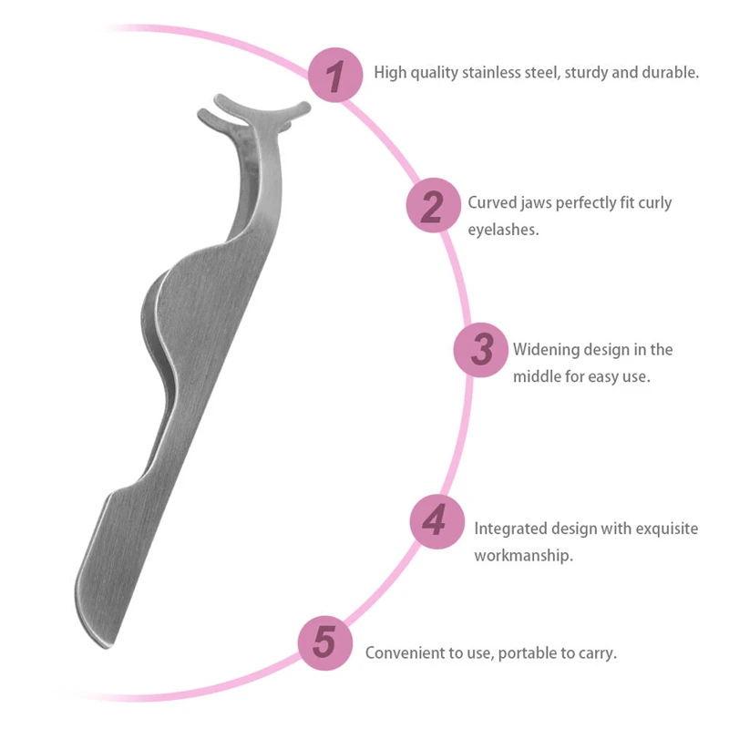 3 цвета Пинцет для накладных ресниц Красота Макияж Инструменты нержавеющая вспомогательная Поддельные ресницы щипцы для завивки и наращивания ресниц зажим аппликатор аксессуар