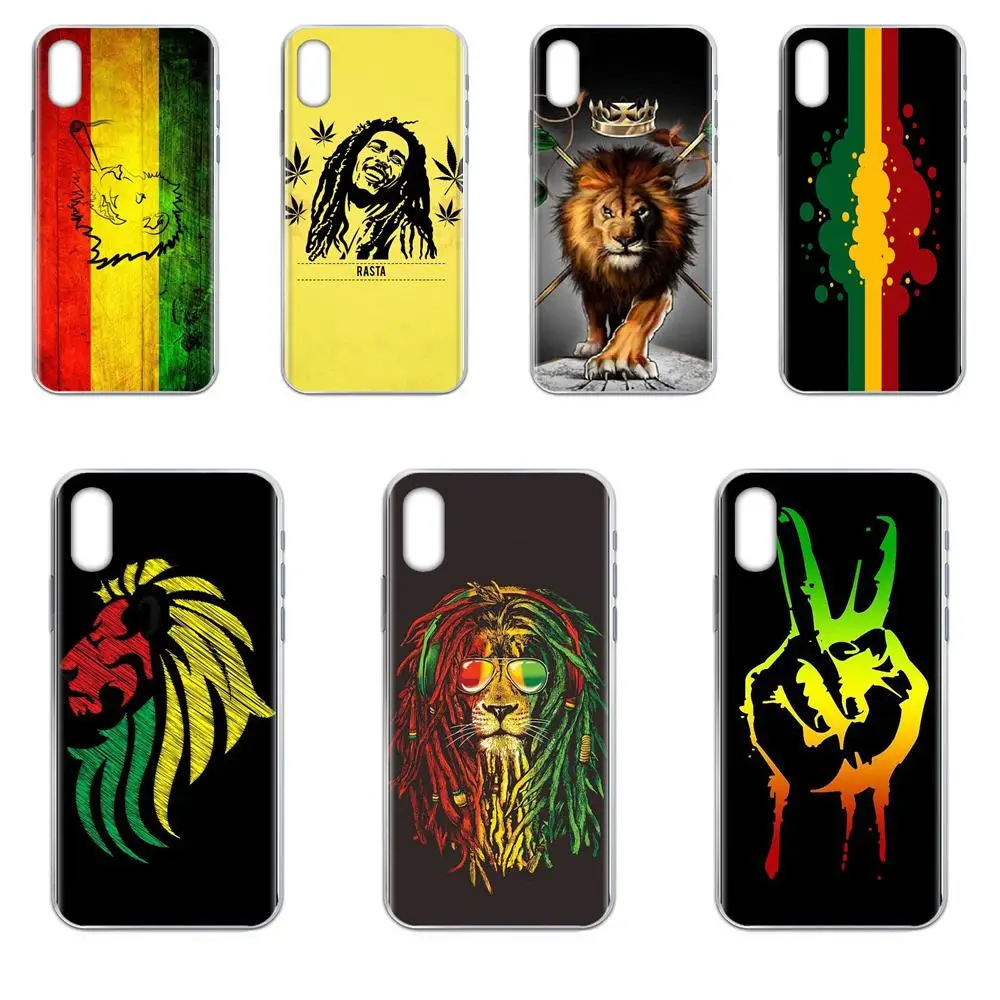 Rasta Lion For Huawei Honor 4C 5A 5C 5X 6 6A 6X 7 7A 7C 7X 8 8C 8S 9 10 10i 20 20i Lite Pro Soft TPU Cute Skin | Мобильные телефоны