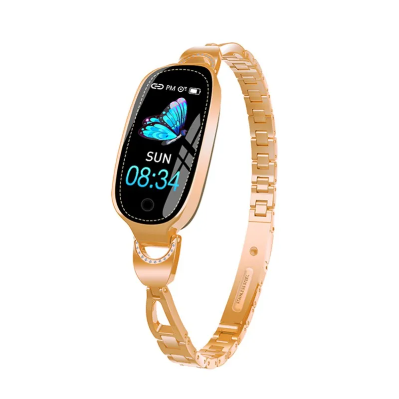 

Woman Watch Blood Pressure Fitness Activity Track Wristband F18 Smart Bracelet Band