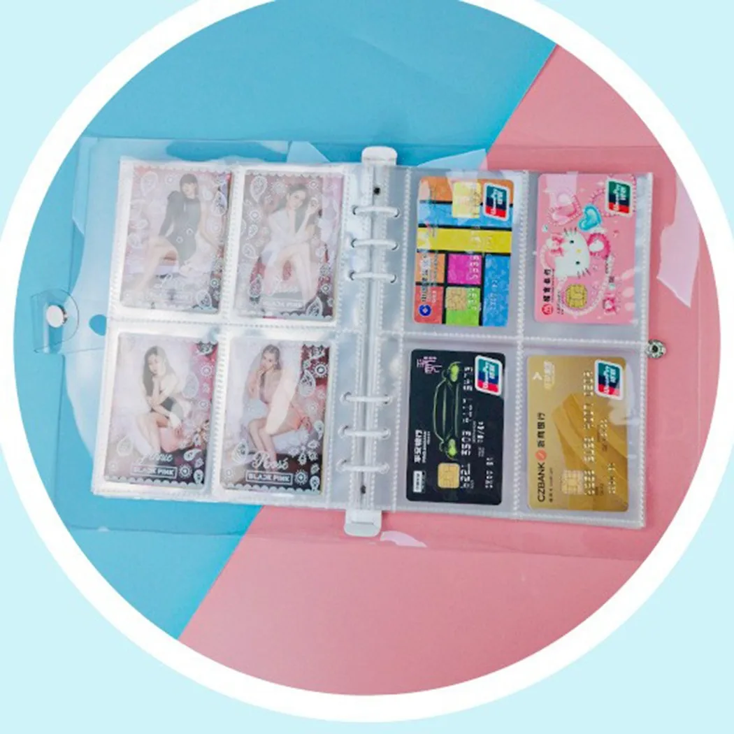 10Pcs Clear A5 Binder Sleeves1/2/4P Photo Album Binder Refill Inner Sleeves Cards Photocard Storage Loose Leaf photocards binder