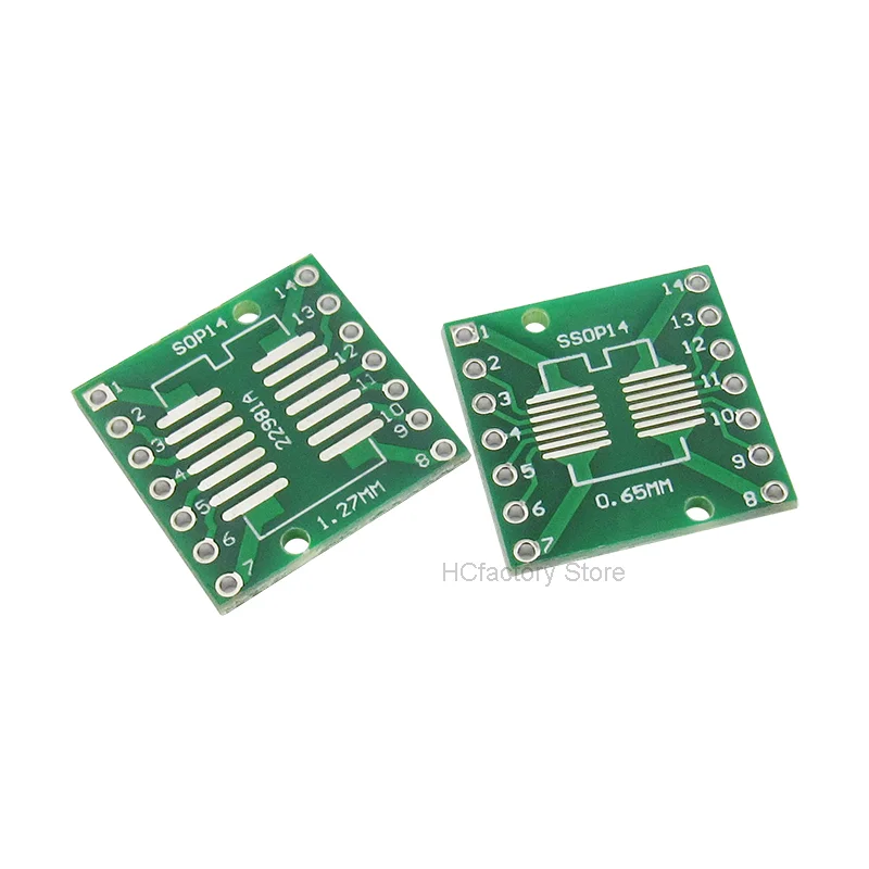 Новая оригинальная плата адаптера 10uds TSSOP14 ssop14 sop-14 sop14 к dip14 PCB оптовая продажа