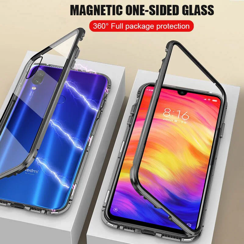 ZNP чехол на магните для Xiaomi Redmi Note 7 6 5 Pro, чехол на магните из закаленного стекла s для Redmi 6 Pro Redmi 7 6 6A, чехол для телефона