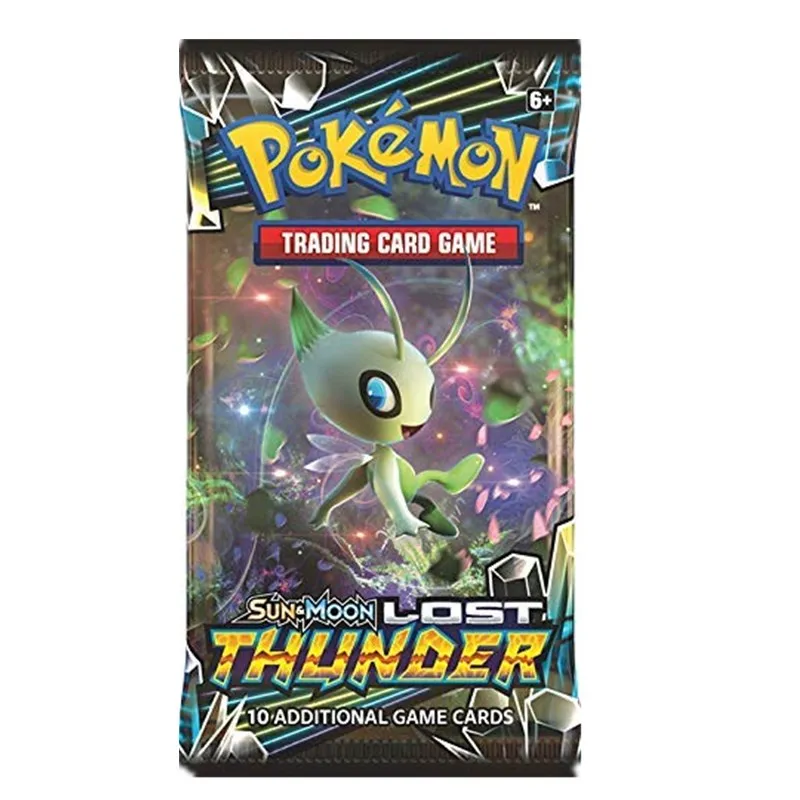 324 карты Pokemon Card Sun & Moon Lost Thunder Booster Box (упаковка из 36) Торговая карточная игра