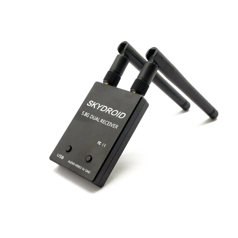 Skydroid UVC двойная антенна управления приемник OTG 5 8G 150CH полный канальный FPV с аудио