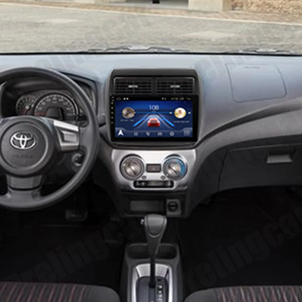 4G монитор для TOYOTA WIGO 2012- лет автомобильный монитор радио мультимедиа видео плеер навигация gps Android 9.0DSP стерео