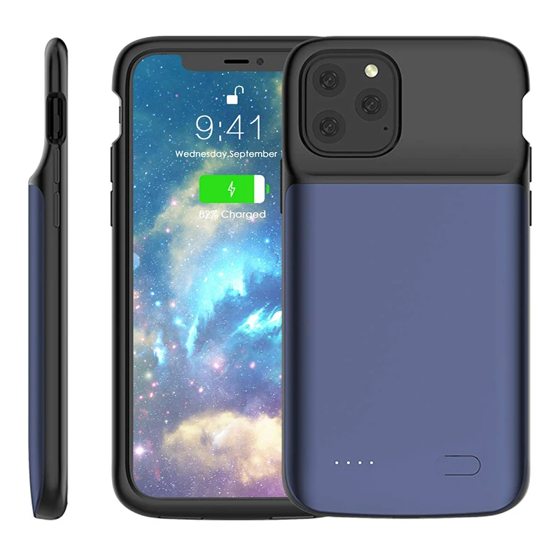 Banco do Poder de Carregamento de Carregamento da Bateria Pacote de Bateria Case para Iphone11 Externa de Volta para Iphone11pro Aroay Ultra 5000mah 11promax 11 Aroay 5000mAh Banco Do Poder de Carregamento