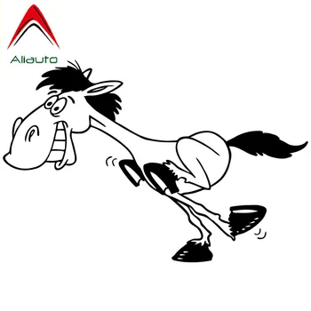 

Aliauto Interesting Car Sticker Cartoon Horse Styling Accessories PVC Decal for Mini Cooper Passat B6 Lada Vesta VW,15cm*10cm