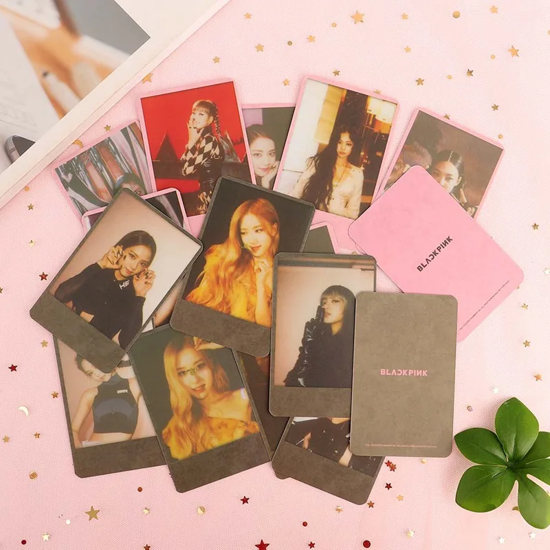 8 шт./компл. KPOP BLACKPINK альбом самодельные Бумага ЛОМО карта фото плакат Фотокарта вентиляторы подарок коллекция набор канцелярских принадлежностей