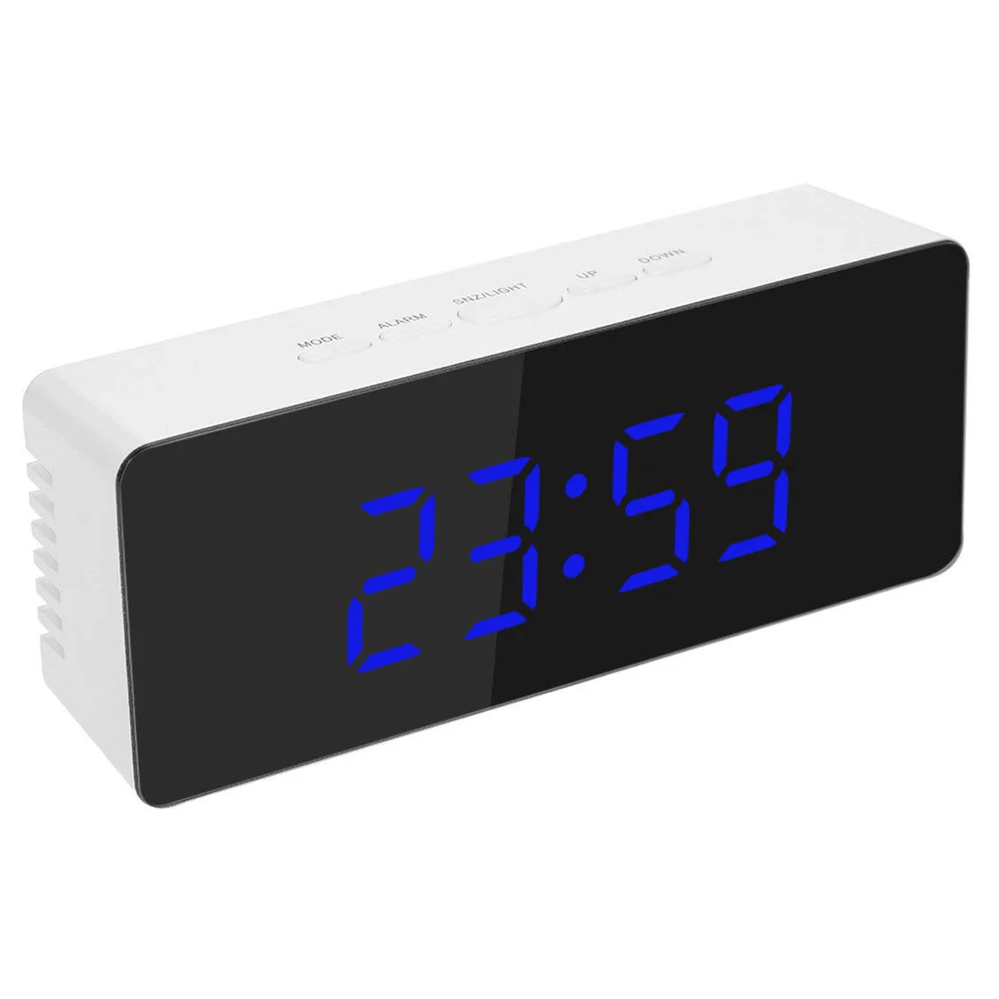 Напрямую от производителя продажи многофункциональное зеркало электронный будильник светодиодный макияж зеркало творческое зеркало изображение с цифрами