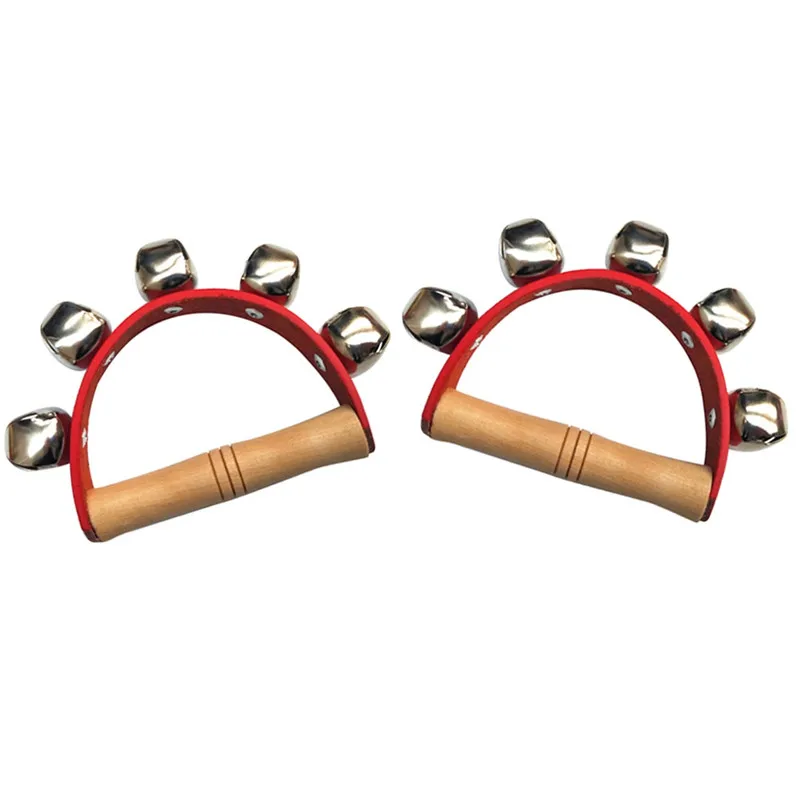 

Funny Tambourine Handbell Baby Kid Child Beats Shaking Small Jingle Bell Toy Early Educational Musical Instrument Rhythm