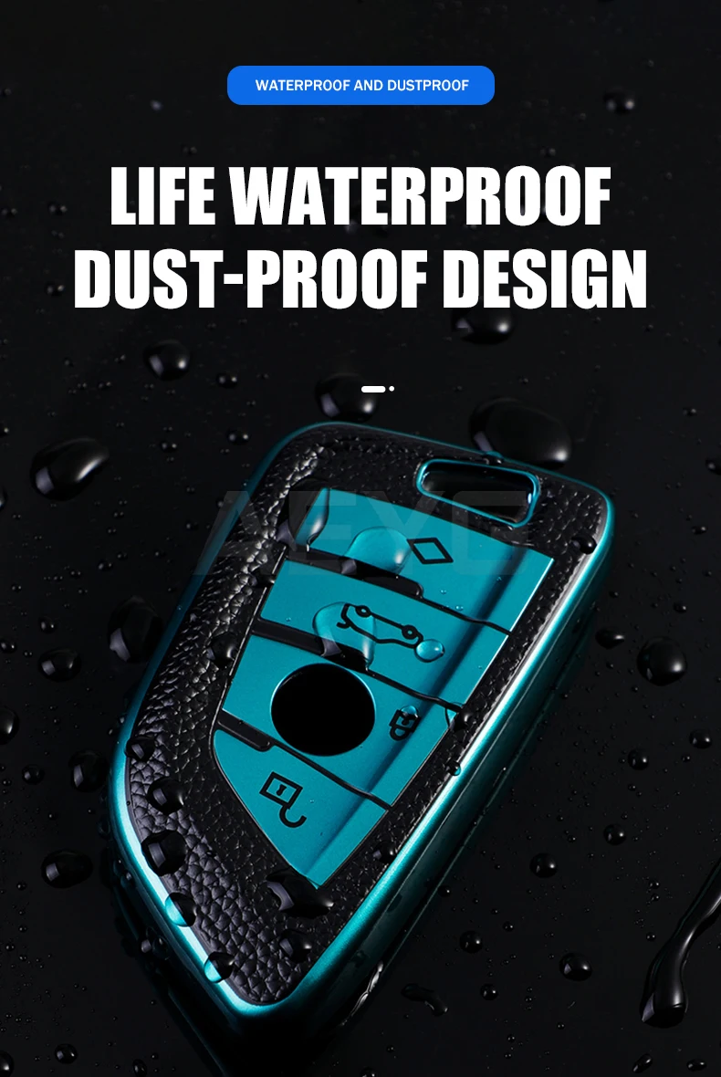 Cover chiate/telecomando per BMW X1 X3 X5 X6 X7 1 3 5 6 7 Series G20 G30 G11 F15 F16 G01 G02 F48 Holder Protector Shell - H7cb3779a84d04c72811e56aaa5188ad2a