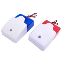 Indicator-Light Sirens Alarm Wired Strobe Blue Home-Security 220V 24V Mini 12V Eu-Plug