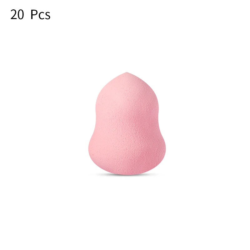 T2-20pcs Спонж для макияжа, 20 шт., косметический спонж для растушевки лица, безупречная основа, крем для растушевки, косметический спонж для пудры - Цвет: T2-20pcs